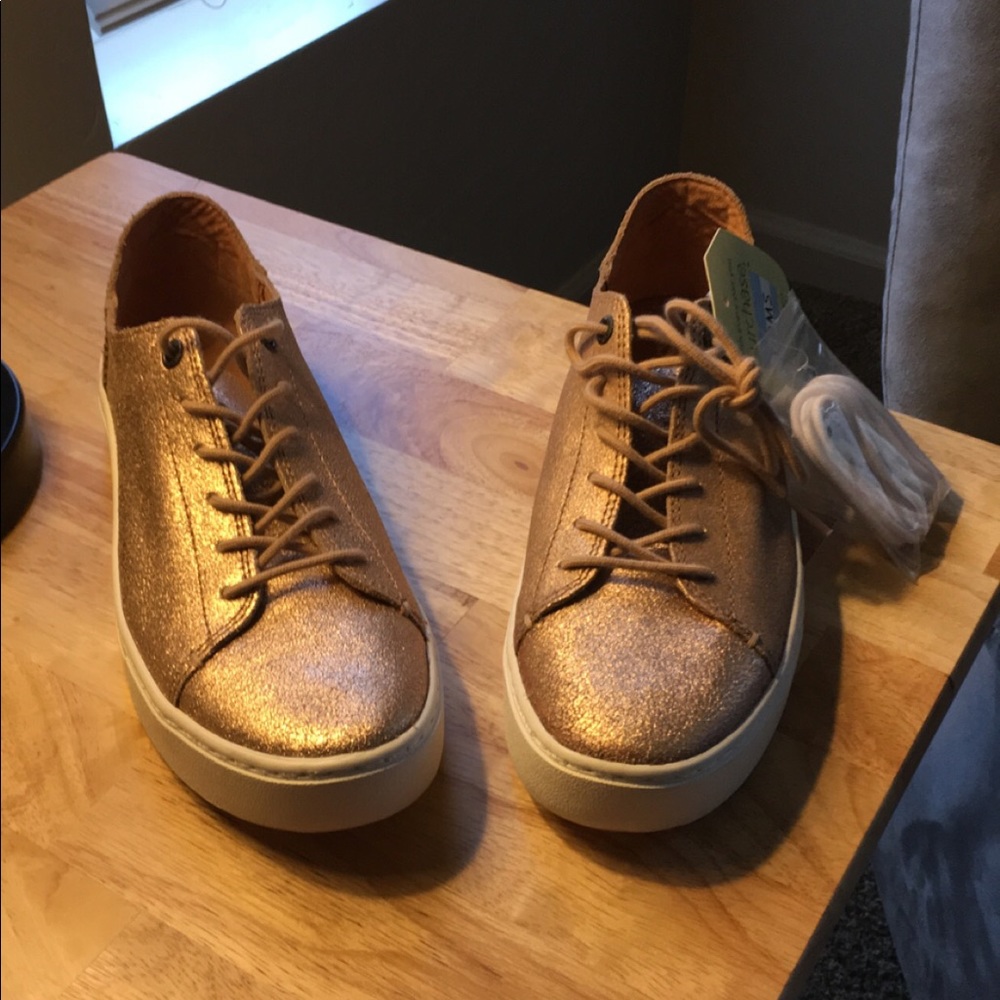 Toms Lenox Rose Gold Fashion Sneakers